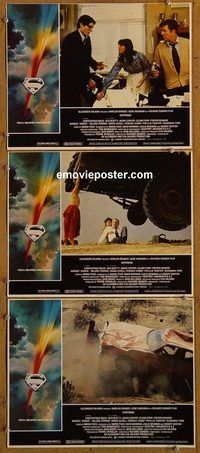 e381 SUPERMAN 3 vintage movie lobby cards '78 Chris Reeve, Kidder