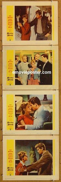 e503 SUSAN SLADE 4 vintage movie lobby cards '61 Troy Donahue, Connie Stevens