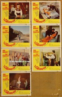 e815 SWINGER 7 vintage movie lobby cards '66 Ann-Margret, Tony Franciosa
