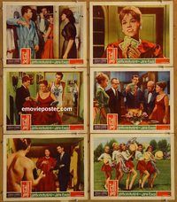 e707 TALL STORY 6 vintage movie lobby cards '60 Perkins, basketball!