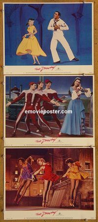 e384 THAT'S DANCING 3 vintage movie lobby cards '85 Gene Kelly dances!