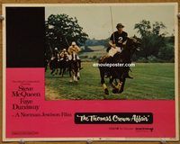 d693 THOMAS CROWN AFFAIR vintage movie lobby card #3 '68 Steve McQueen