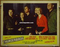 d697 THUNDERBIRDS vintage movie lobby card #2 '52 John Derek, Mona Freeman