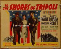 e030 TO THE SHORES OF TRIPOLI vintage movie title lobby card '42 Payne, O'Hara