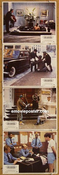 e513 TRADING PLACES 4 vintage movie lobby cards '83 Aykroyd, Murphy