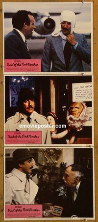 e387 TRAIL OF THE PINK PANTHER 3 vintage movie lobby cards '82 Peter Sellers