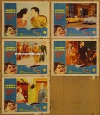 e610 VISIT TO A SMALL PLANET 5 vintage movie lobby cards '60 Jerry Lewis