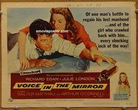 e048 VOICE IN THE MIRROR vintage movie title lobby card '58 Julie London