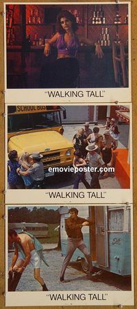 e391 WALKING TALL 3 movie vintage movie lobby cards '73 Joe Don Baker