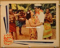 d740 WALLABY JIM OF THE ISLANDS vintage movie lobby card '37 George Houston
