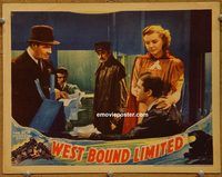 d747 WESTBOUND LIMITED vintage movie lobby card '37 Talbot, Polly Rowles!