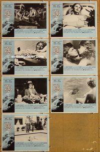e829 WHAT THE PEEPER SAW 7 vintage movie lobby cards '72 Mark Lester