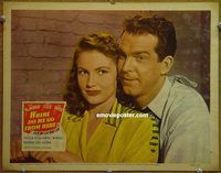 d752 WHERE DO WE GO FROM HERE vintage movie lobby card '45 Fred MacMurray