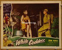 d753 WHITE GODDESS vintage movie lobby card #3 '53 sexy M'liss McClure