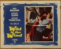 d759 WILD IS THE WIND vintage movie lobby card #8 '58 Anna Magnani, Quinn