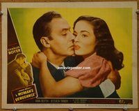 d770 WOMAN'S VENGEANCE vintage movie lobby card #5 '47 Charles Boyer, Blyth