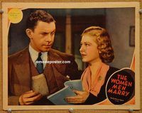 d771 WOMEN MEN MARRY vintage movie lobby card '37 George Murphy, Hutchison