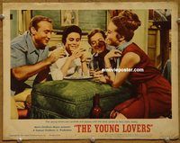 d778 YOUNG LOVERS vintage movie lobby card #4 '64 Peter Fonda, Goldwyn