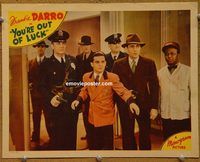 d781 YOU'RE OUT OF LUCK vintage movie lobby card '41 Mantan Moreland, Darro