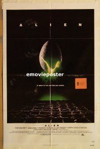 g058 ALIEN int'l one-sheet movie poster '79 Sigourney Weaver