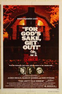 g079 AMITYVILLE HORROR one-sheet movie poster '79 AIP, James Brolin