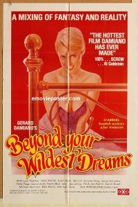 g139 BEYOND YOUR WILDEST DREAMS one-sheet movie poster '81 fantasy sex!