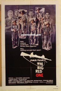 g146 BIG RED ONE one-sheet movie poster '80 Sam Fuller, Lee Marvin
