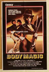 g173 BODY MAGIC one-sheet movie poster '82 Kathleen Kristel, sexploitation!