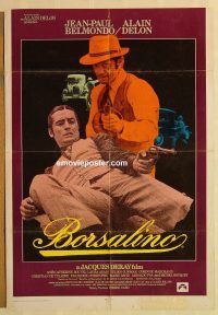 g177 BORSALINO one-sheet movie poster '70 Jean-Paul Belmondo, Alain Delon