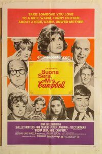 g206 BUONA SERA MRS CAMPBELL one-sheet movie poster '69 Gina Lollobrigida
