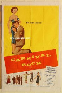 g224 CARNIVAL ROCK one-sheet movie poster '57 The Platters, rock 'n' roll