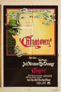 g249 CHINATOWN int'l one-sheet movie poster '74 Nicholson, Roman Polanski