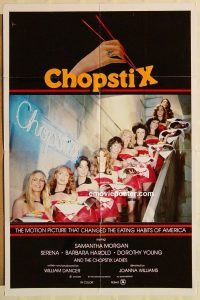 g253 CHOPSTIX one-sheet movie poster '79 Samantha Morgan, sexploitation!
