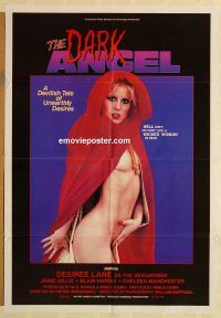 g313 DARK ANGEL one-sheet movie poster '84 Desiree Lane, sexy horror!