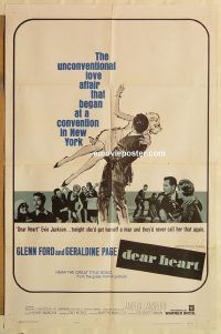 g326 DEAR HEART one-sheet movie poster '65 Glenn Ford, Geraldine Page