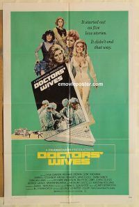 g355 DOCTORS' WIVES one-sheet movie poster '71 Dyan Cannon, Crenna
