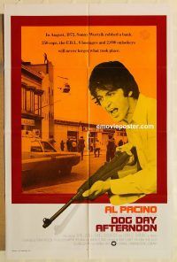 g357 DOG DAY AFTERNOON int'l one-sheet movie poster '75 Al Pacino, Lumet