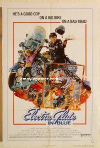 g382 ELECTRA GLIDE IN BLUE style B one-sheet movie poster '73 Robert Blake