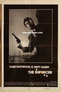 g388 ENFORCER one-sheet movie poster '77 Clint Eastwood, classic!