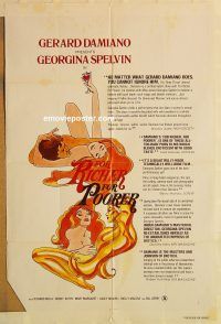 g455 FOR RICHER FOR POORER one-sheet movie poster '79 Georgina Spelvin