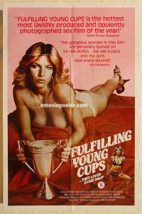 g478 FULFILLING YOUNG CUPS one-sheet movie poster '79 Serena, sexploitation