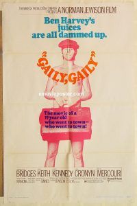 g482 GAILY, GAILY one-sheet movie poster '70 Beau Bridges, Brian Keith
