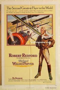 g523 GREAT WALDO PEPPER one-sheet movie poster '75 Robert Redford