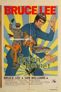 g527 GREEN HORNET one-sheet movie poster '74 Bruce Lee