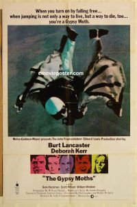 g532 GYPSY MOTHS style B one-sheet movie poster '69 Burt Lancaster, Kerr