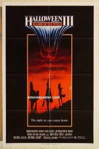g534 HALLOWEEN 3 one-sheet movie poster '82 Season of the Witch!