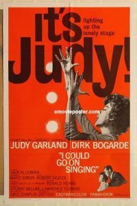 g607 I COULD GO ON SINGING one-sheet movie poster '63 Judy Garland