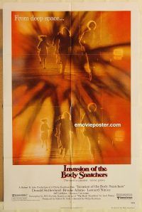 g626 INVASION OF THE BODY SNATCHERS one-sheet movie poster '78