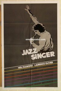 g646 JAZZ SINGER one-sheet movie poster '81 Neil Diamond