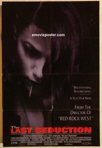 g687 LAST SEDUCTION one-sheet movie poster '93 Linda Fiorentino, noir!